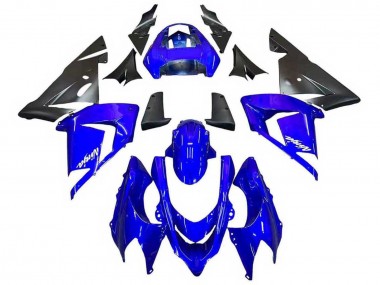 Cheap 2004-2005 Kawasaki ZX10R Motorcycle Fairings - Blue Black Ninja UK