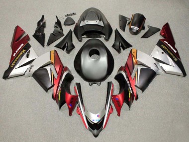 Cheap 2004-2005 Kawasaki ZX10R Motorcycle Fairings - Black Silver Red Orange UK