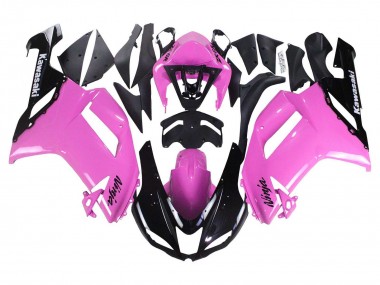 Cheap 2007-2008 Kawasaki ZX6R Motorcycle Fairings - Black Pink Ninja UK
