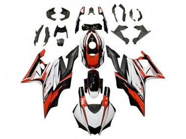 Cheap 2019-2021 Yamaha YZF R3/R25 Motorcycle Fairing - White Red Black UK