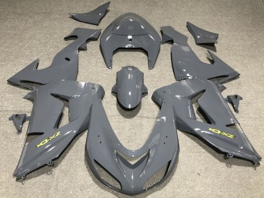 Cheap 2006-2007 Kawasaki ZX10R Motorcycle Fairings - Nardo Grey Yellow UK