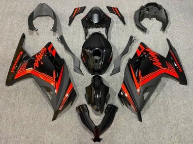 Cheap 2013-2024 Kawasaki EX300 Motorcycle Fairings - Glossy Black Matte Black Red UK