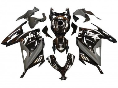 Cheap 2013-2024 Kawasaki EX300 Motorcycle Fairings - Glossy Black Matte Black White UK