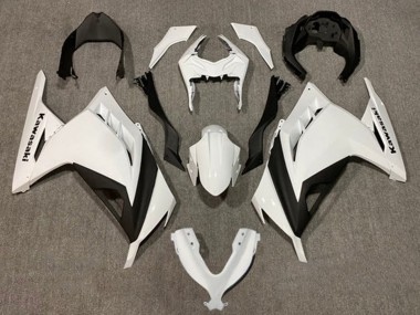 Cheap 2013-2024 Kawasaki EX300 Motorcycle Fairings - Pearl White Black UK