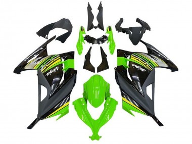 Cheap 2013-2024 Kawasaki EX300 Motorcycle Fairings - Green Black Silver Yellow UK