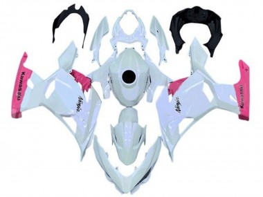 Cheap 2018-2024 Kawasaki Ninja 400 Motorcycle Fairings - Pearl White Pink UK