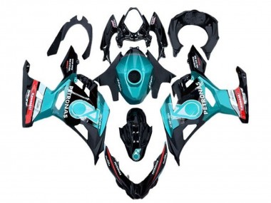 Cheap 2018-2024 Kawasaki Ninja 400 Motorcycle Fairings - Light Blue Red Black Petronas UK