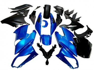 Cheap 2009-2011 Kawasaki Ninja 650 EX650 Motorcycle Fairings - Blue Matte Black UK