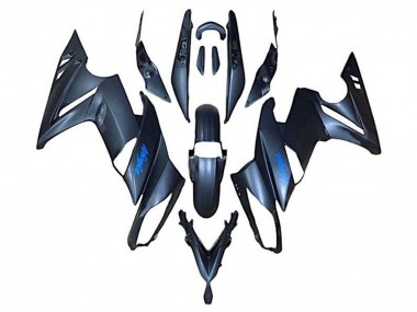 Cheap 2009-2011 Kawasaki Ninja 650 EX650 Motorcycle Fairings - Matte Black Blue UK