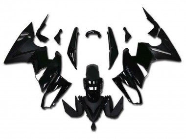 Cheap 2009-2011 Kawasaki Ninja 650 EX650 Motorcycle Fairings - Glossy Black Matte Black UK