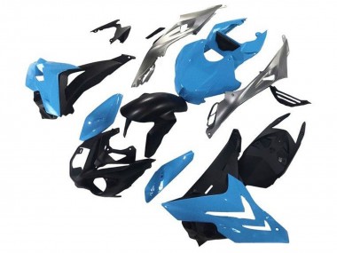 Cheap 2015-2016 BMW S1000RR Motorcycle Fairings - Silver Blue Matte Black UK