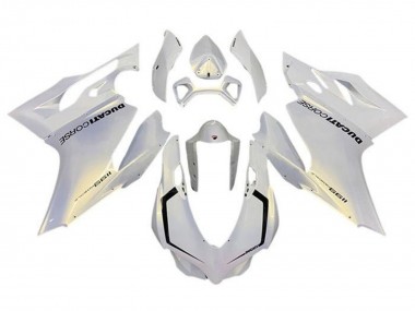 Cheap 2011-2014 Ducati Panigale 1199 Motorcycle Fairings - Pearl White Corse UK