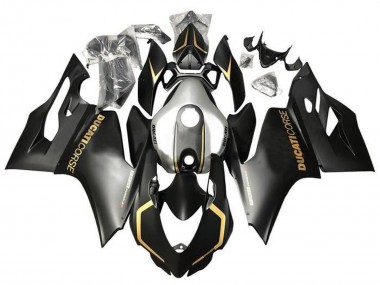 Cheap 2011-2014 Ducati Panigale 899 Motorcycle Fairings - Matte Black Gold Silver Corse UK