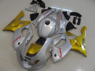 Cheap 1996-2007 Yamaha YZF600R Thundercat Motorcycle Fairings - Silver Gold UK