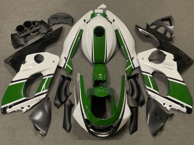 Cheap 1996-2007 Yamaha YZF600R Thundercat Motorcycle Fairings - White Green UK