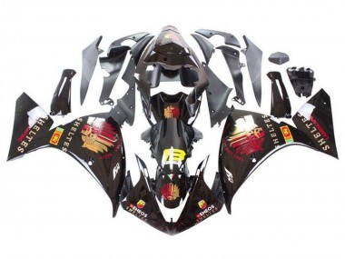Cheap 2009-2011 Yamaha YZF 1000 R1 Motorcycle Fairings - Glossy Black Red Yellow Sheltes UK