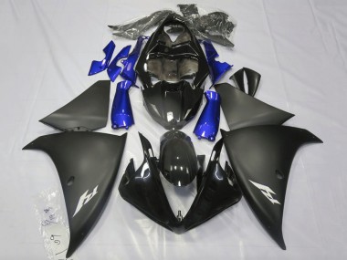 Cheap 2009-2011 Yamaha YZF 1000 R1 Motorcycle Fairings - Glossy Black Matte Black Blue UK