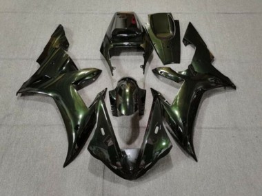 Cheap 2002-2003 Yamaha YZF 1000 R1 Motorcycle Fairings - Dark Green Chameleon UK