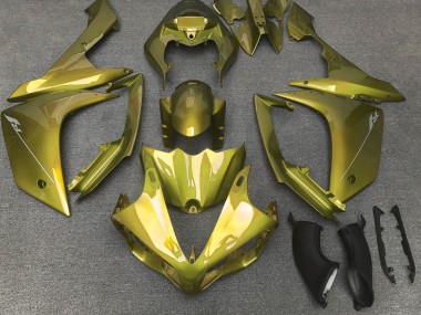 Cheap 2007-2008 Yamaha YZF 1000 R1 Motorcycle Fairings - Yellow Olive UK