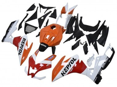 Cheap 2012-2018 Aprilia RS4 50 125 Motorcycle Fairings - Orange White Red Glossy Black Repsol UK
