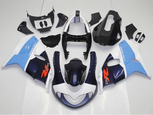 1998-2003 Suzuki TL1000R Motorcycle Fairings - White Light Blue Black UK