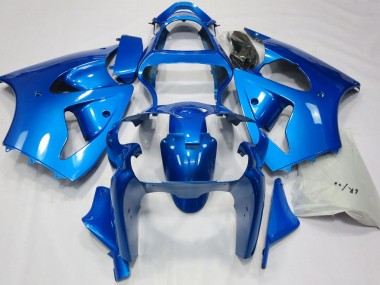 2000-2002 Vibrant Blue Kawasaki ZX6R Motorcycle Fairing