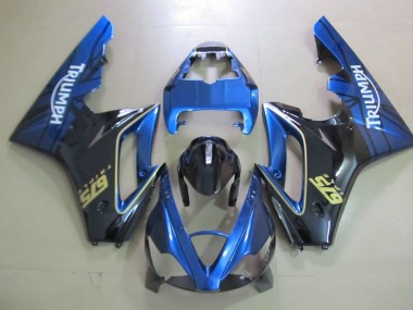 2006-2008 Blue and Black Triumph Daytona 675 Motorcycle Fairing