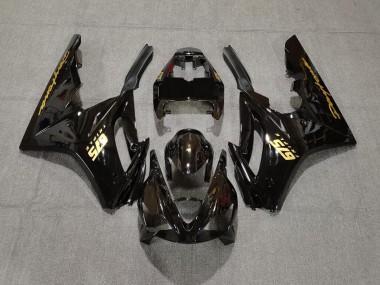 2006-2008 Gloss Black & Gold Triumph Daytona 675 Motorcycle Fairing
