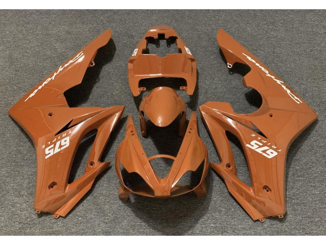 2006-2008 Gloss Orange Triumph Daytona 675 Motorcycle Fairing