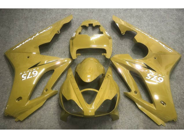 2006-2008 Gold Triumph Daytona 675 Motorcycle Fairing