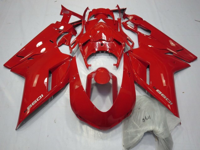 2007-2014 Red 1098 Ducati Ducati 848 1098 1198 Motorcycle Fairing