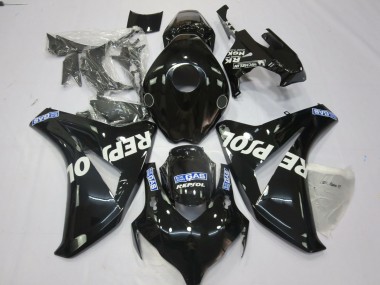 2008-2011 Black Repsol Honda CBR1000RR Motorcycle Fairing