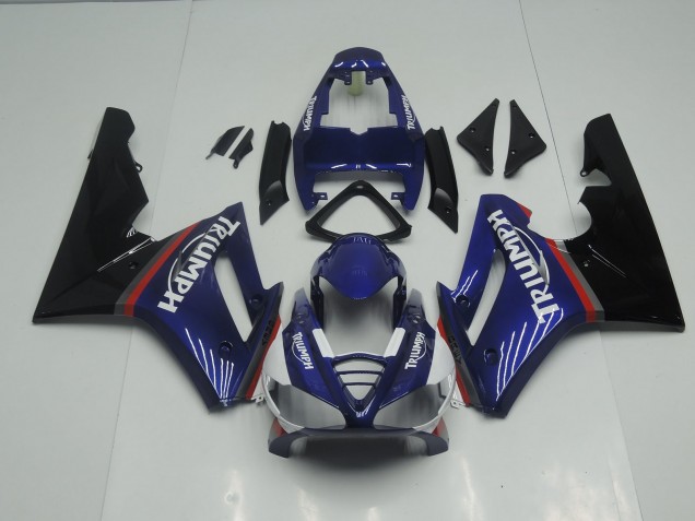 2009-2012 Blue and Red Gloss Triumph Daytona 675 Motorcycle Fairing