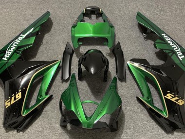 2009-2012 Gloss Green and Black Triumph Daytona 675 Motorcycle Fairing