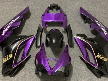 2009-2012 Gloss Purple and Black Triumph Daytona 675 Motorcycle Fairing