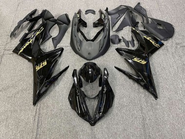 2013-2016 Gloss Black w Gold Triumph Daytona 675 Motorcycle Fairing