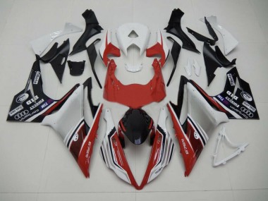 2013-2016 Red White and Black Style Triumph Daytona 675 Motorcycle Fairing